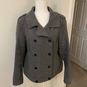 Grey Pea Coat